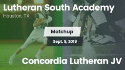 Matchup: Lutheran South vs. Concordia Lutheran JV 2019