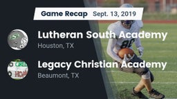 Recap: Lutheran South Academy vs. Legacy Christian Academy  2019