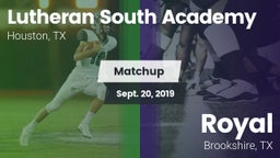 Matchup: Lutheran South vs. Royal  2019