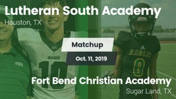 Matchup: Lutheran South vs. Fort Bend Christian Academy 2019