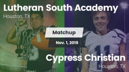 Matchup: Lutheran South vs. Cypress Christian  2019