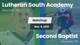 Matchup: Lutheran South vs. Second Baptist  2019