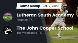 Recap: Lutheran South Academy vs. The John Cooper School 2020