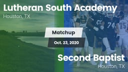 Matchup: Lutheran South vs. Second Baptist  2020