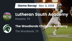 Recap: Lutheran South Academy vs. The Woodlands Christian Academy  2020