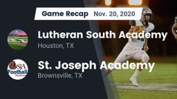 Recap: Lutheran South Academy vs. St. Joseph Academy  2020