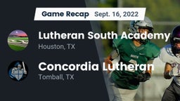 Recap: Lutheran South Academy vs. Concordia Lutheran  2022