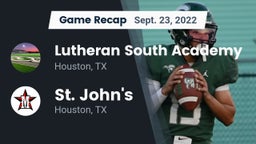 Recap: Lutheran South Academy vs. St. John's  2022