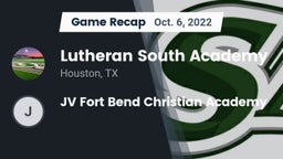 Recap: Lutheran South Academy vs. JV Fort Bend Christian Academy 2022