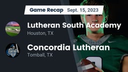 Recap: Lutheran South Academy vs. Concordia Lutheran  2023