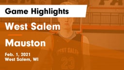 West Salem  vs Mauston  Game Highlights - Feb. 1, 2021