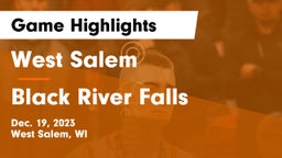 West Salem  vs Black River Falls  Game Highlights - Dec. 19, 2023