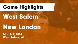 West Salem  vs New London  Game Highlights - March 2, 2024