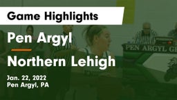 Pen Argyl  vs Northern Lehigh  Game Highlights - Jan. 22, 2022