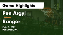 Pen Argyl  vs Bangor  Game Highlights - Feb. 5, 2022