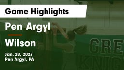 Pen Argyl  vs Wilson  Game Highlights - Jan. 28, 2023