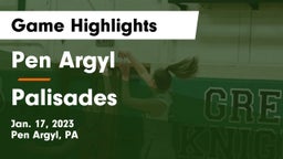 Pen Argyl  vs Palisades  Game Highlights - Jan. 17, 2023