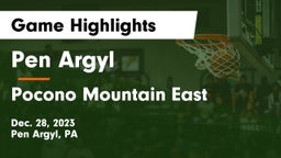 Pen Argyl  vs Pocono Mountain East  Game Highlights - Dec. 28, 2023
