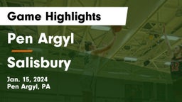 Pen Argyl  vs Salisbury   Game Highlights - Jan. 15, 2024