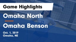 Omaha North  vs Omaha Benson  Game Highlights - Oct. 1, 2019