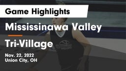 Mississinawa Valley  vs Tri-Village  Game Highlights - Nov. 22, 2022