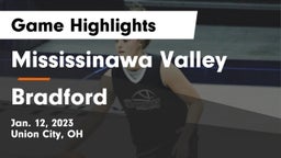 Mississinawa Valley  vs Bradford  Game Highlights - Jan. 12, 2023