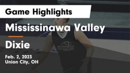 Mississinawa Valley  vs Dixie  Game Highlights - Feb. 2, 2023