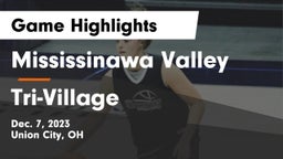 Mississinawa Valley  vs Tri-Village  Game Highlights - Dec. 7, 2023