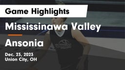 Mississinawa Valley  vs Ansonia  Game Highlights - Dec. 23, 2023
