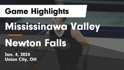 Mississinawa Valley  vs Newton Falls  Game Highlights - Jan. 4, 2024