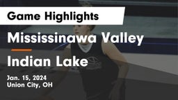 Mississinawa Valley  vs Indian Lake  Game Highlights - Jan. 15, 2024