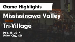 Mississinawa Valley  vs Tri-Village  Game Highlights - Dec. 19, 2017