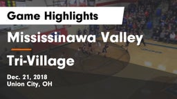 Mississinawa Valley  vs Tri-Village  Game Highlights - Dec. 21, 2018