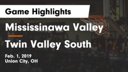 Mississinawa Valley  vs Twin Valley South  Game Highlights - Feb. 1, 2019