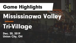 Mississinawa Valley  vs Tri-Village  Game Highlights - Dec. 20, 2019