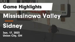 Mississinawa Valley  vs Sidney  Game Highlights - Jan. 17, 2023