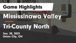 Mississinawa Valley  vs Tri-County North  Game Highlights - Jan. 20, 2023