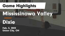 Mississinawa Valley  vs Dixie  Game Highlights - Feb. 3, 2023