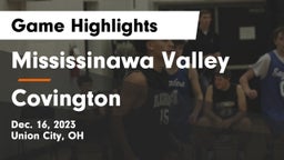 Mississinawa Valley  vs Covington  Game Highlights - Dec. 16, 2023