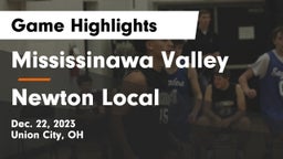 Mississinawa Valley  vs Newton Local  Game Highlights - Dec. 22, 2023