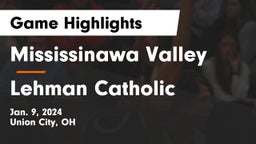 Mississinawa Valley  vs Lehman Catholic  Game Highlights - Jan. 9, 2024