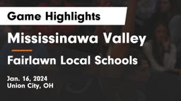 Mississinawa Valley  vs Fairlawn Local Schools Game Highlights - Jan. 16, 2024