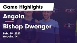 Angola  vs Bishop Dwenger  Game Highlights - Feb. 28, 2023