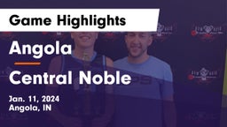 Angola  vs Central Noble  Game Highlights - Jan. 11, 2024