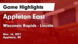 Appleton East  vs Wisconsin Rapids - Lincoln  Game Highlights - Nov. 16, 2021