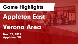 Appleton East  vs Verona Area  Game Highlights - Nov. 27, 2021