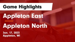 Appleton East  vs Appleton North  Game Highlights - Jan. 17, 2023