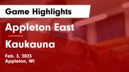 Appleton East  vs Kaukauna  Game Highlights - Feb. 3, 2023