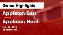 Appleton East  vs Appleton North  Game Highlights - Feb. 10, 2023