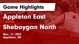 Appleton East  vs Sheboygan North  Game Highlights - Nov. 17, 2023